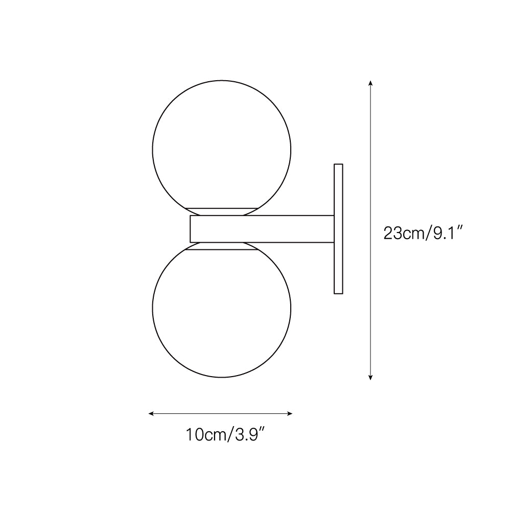 Zela Globe Alabaster Wall Lamp