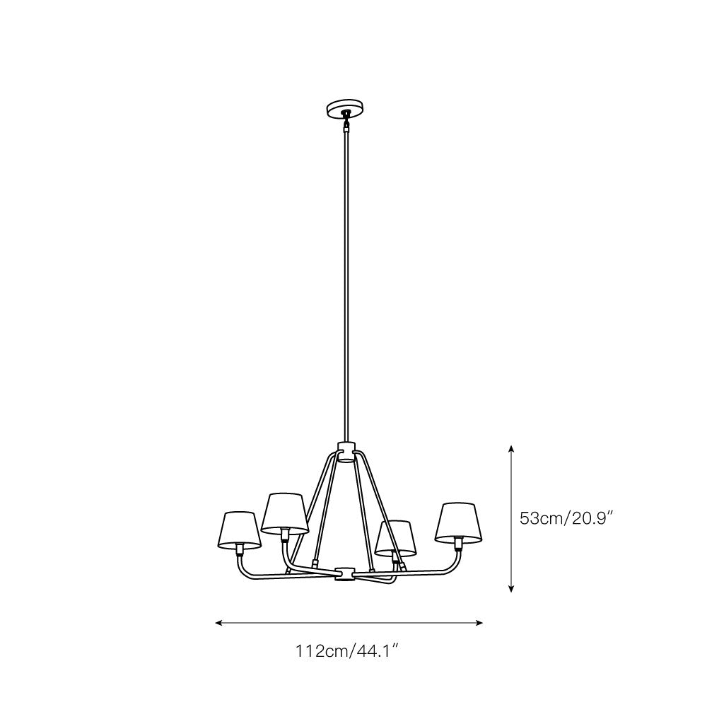 Falyn Brass Chandelier