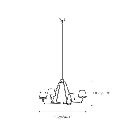 Falyn Brass Chandelier