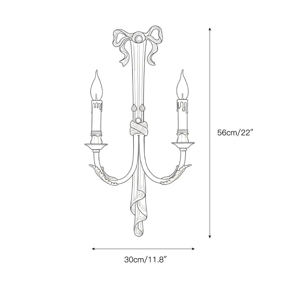Veline Brass Wall Lamp