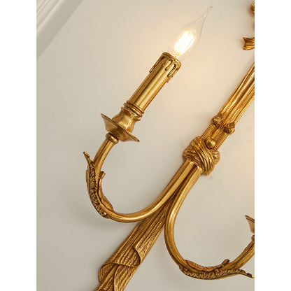 Veline Brass Wall Lamp