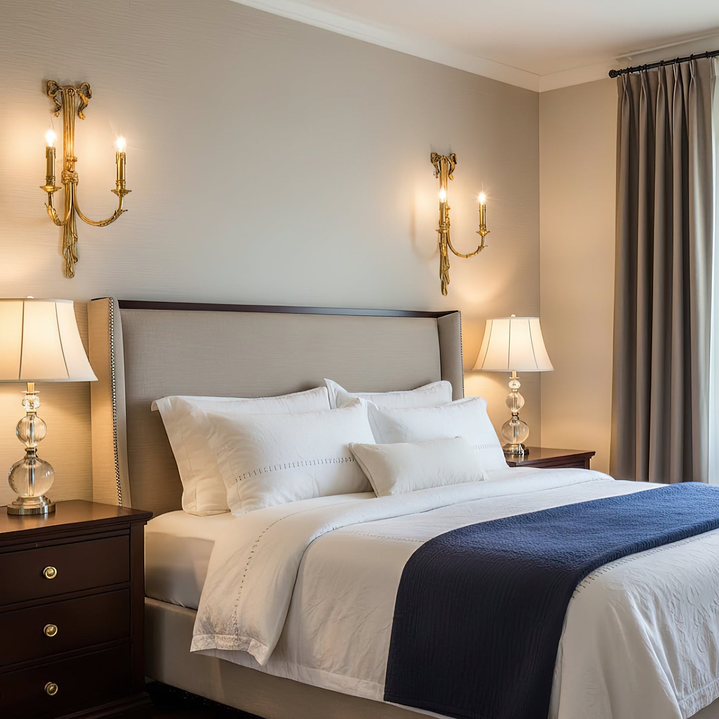 Veline Brass Wall Lamp