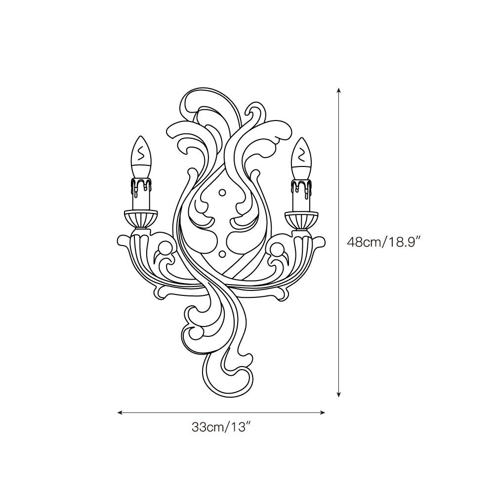 Nerine Plaster Wall Lamp