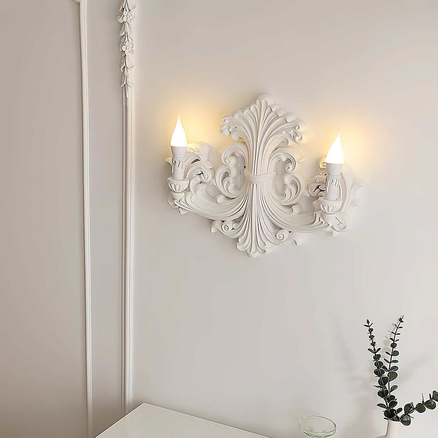 Nerine Plaster Wall Lamp