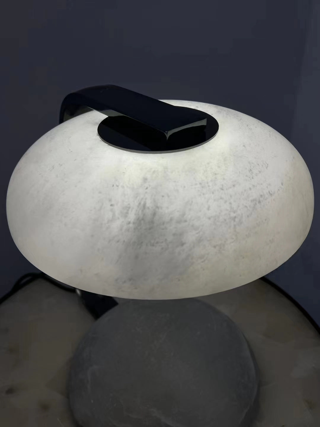 Obsidian Alabaster Table Lamp