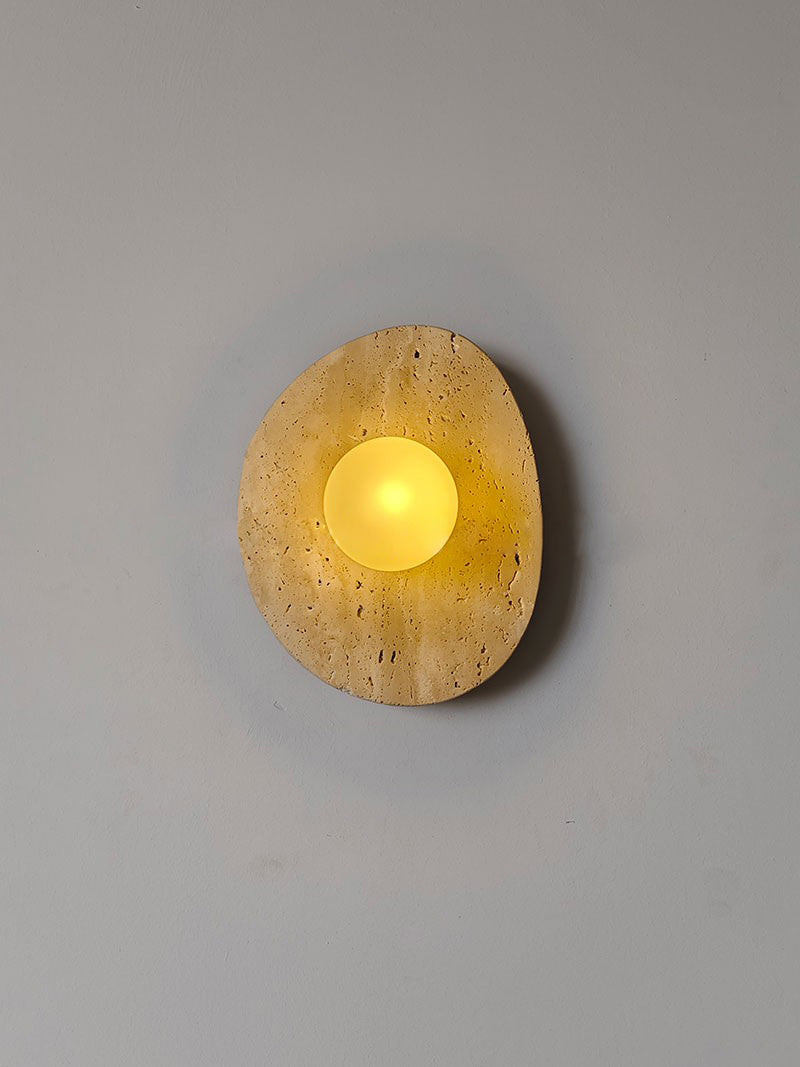 Hesor Travertine Wall Lamp