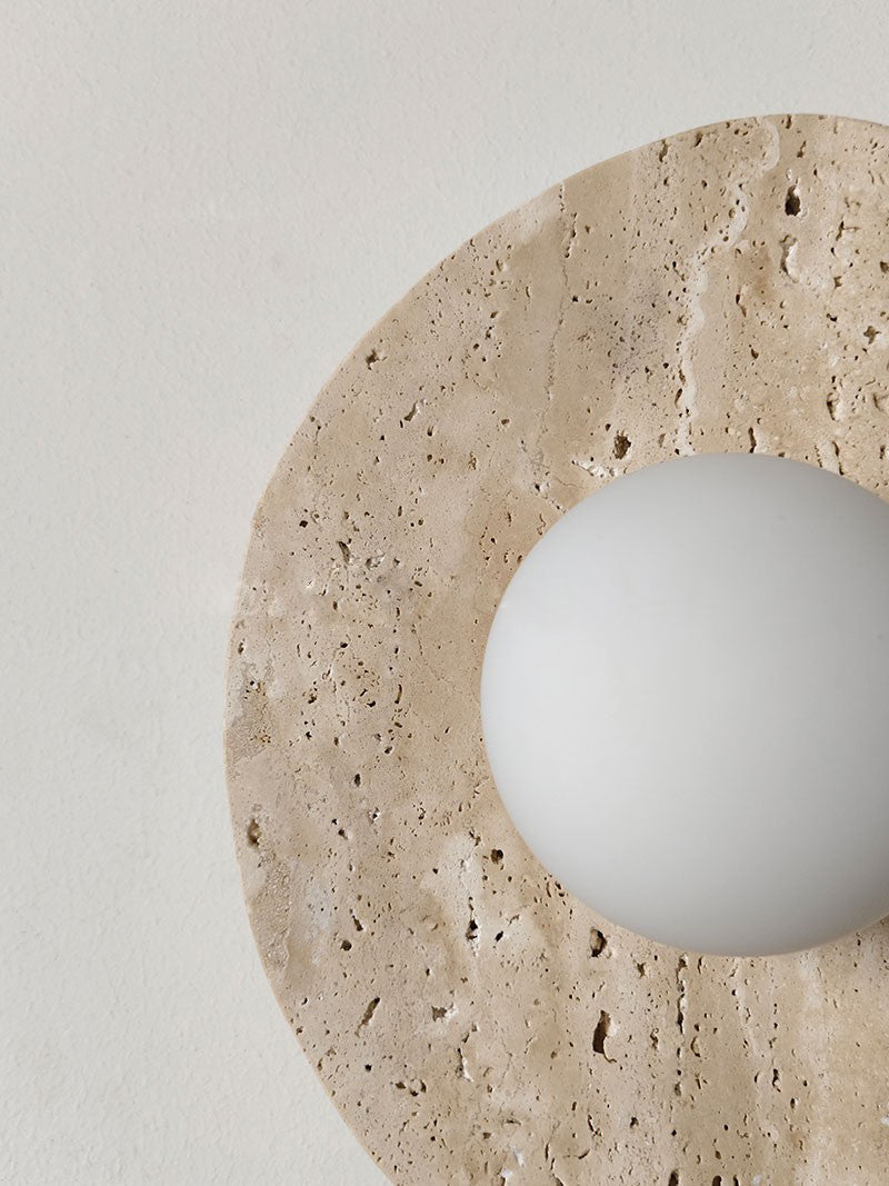 Hesor Travertine Wall Lamp