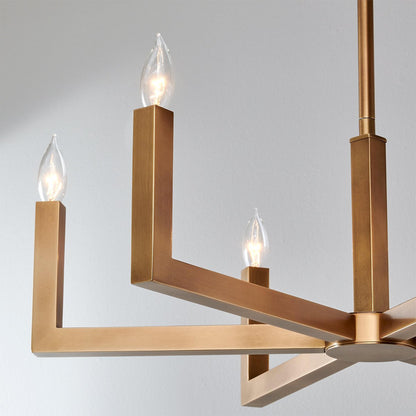 Ancona Brass Chandelier