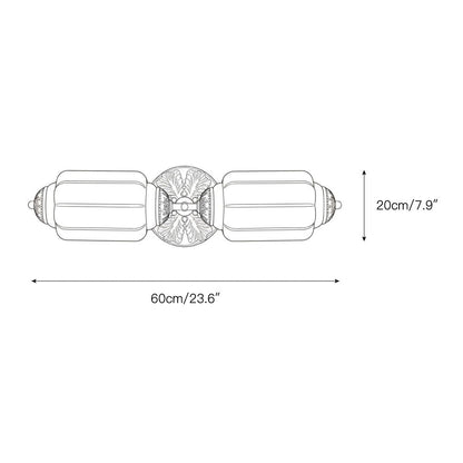Fluorite Scallop Glass Sconce