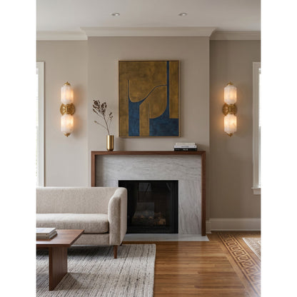 Eloise Scallop Alabaster Wall Sconce