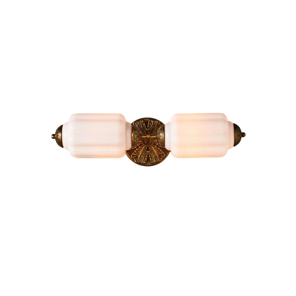Fluorite Scallop Glass Sconce