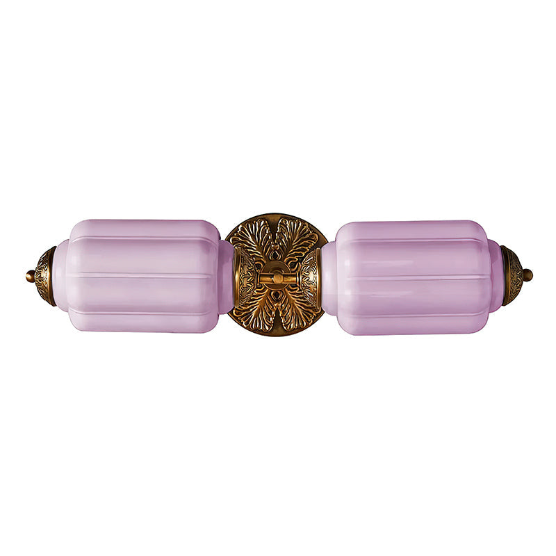 Fluorite Scallop Glass Sconce