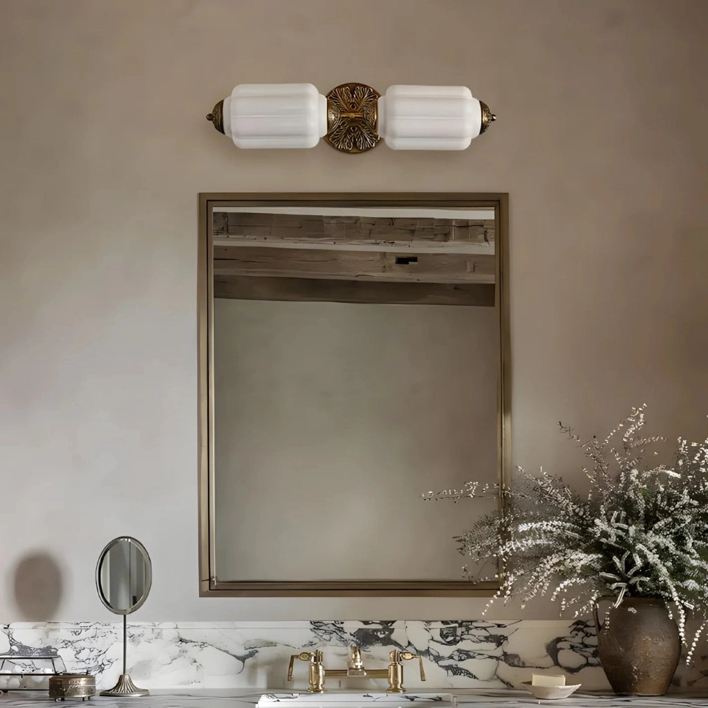 Fluorite Scallop Glass Sconce