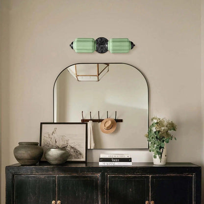 Fluorite Scallop Glass Sconce
