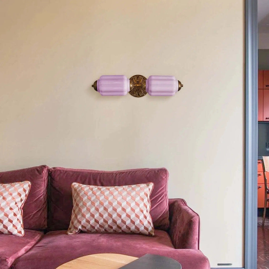 Fluorite Scallop Glass Sconce