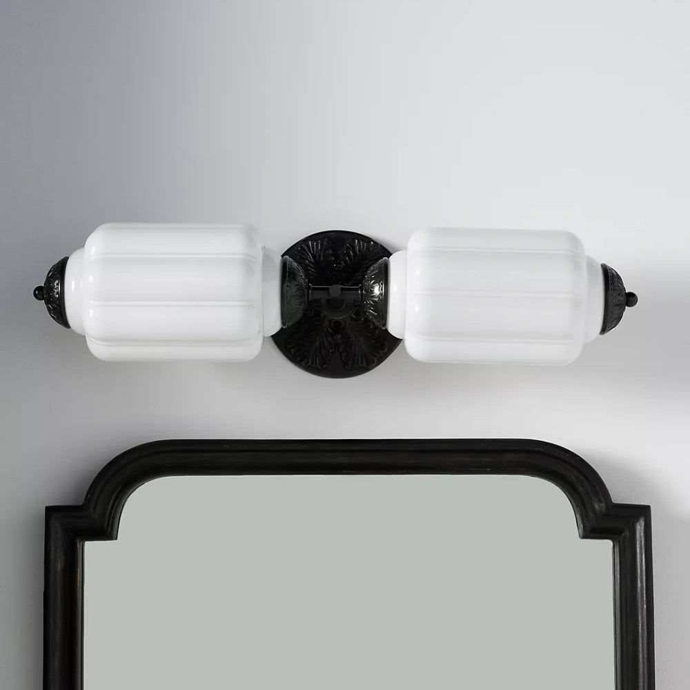 Fluorite Scallop Glass Sconce