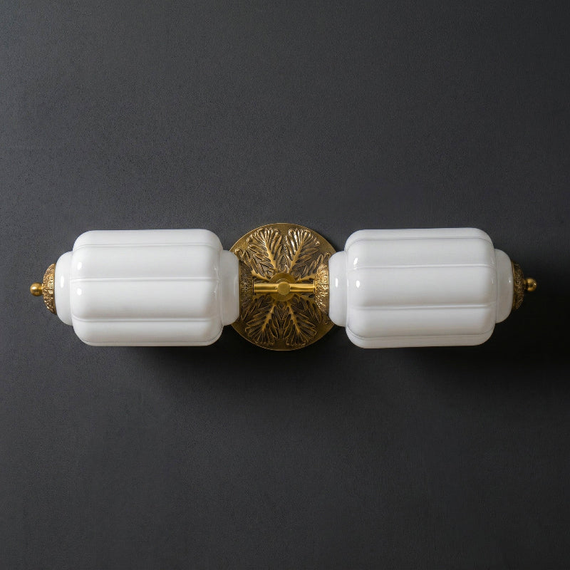 Fluorite Scallop Glass Sconce