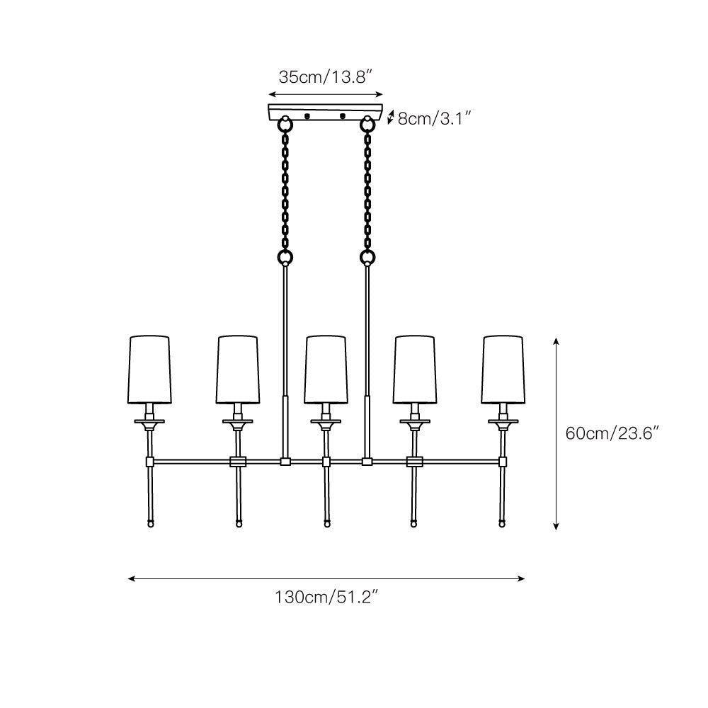 Seren Linear Chandelier