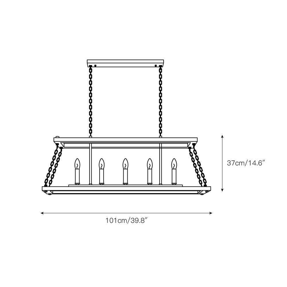 Quinia Island Chandelier