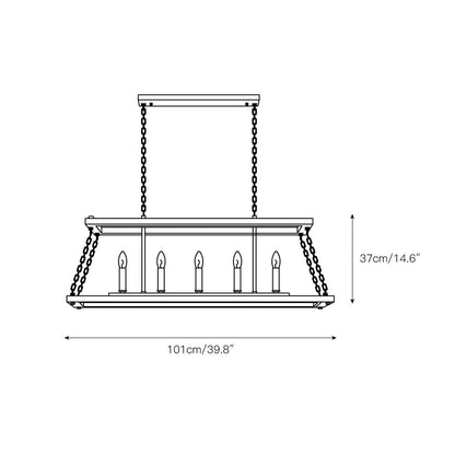 Quinia Island Chandelier