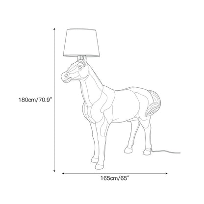 Equine Majesty Floor Lamp