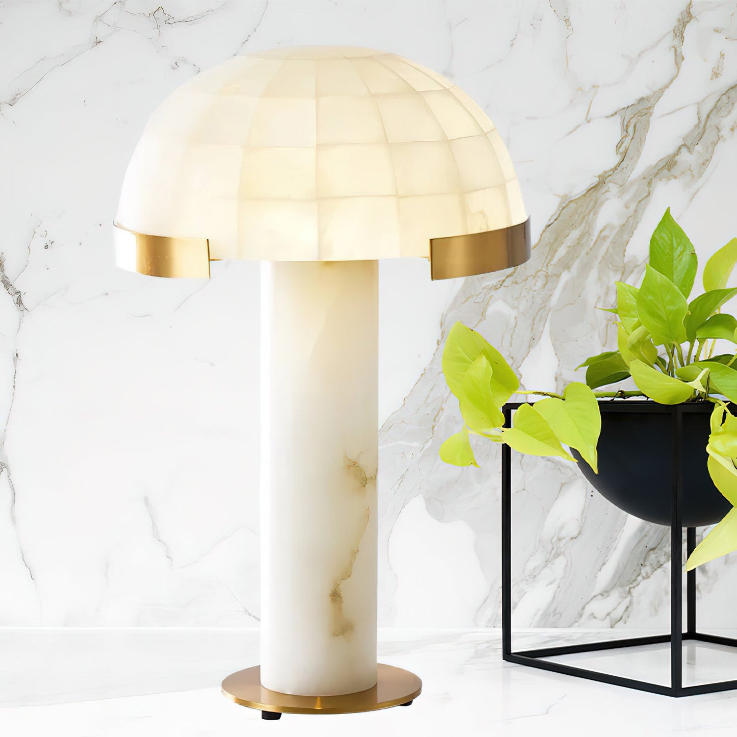 Renora Alabaster Table Lamp