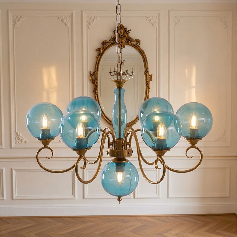 Everard Glass Chandelier