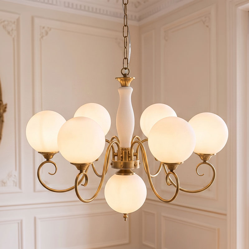 Everard Glass Chandelier
