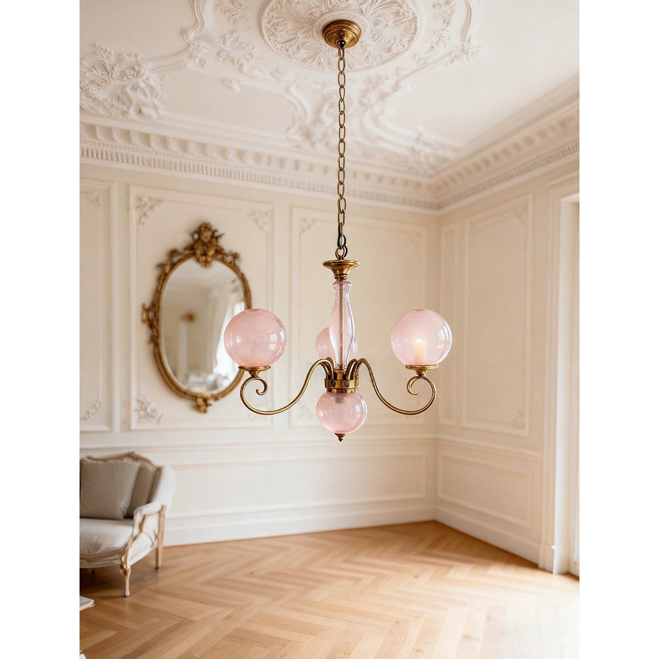 Everard Glass Chandelier