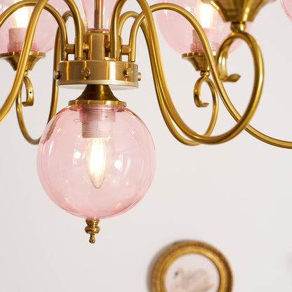 Everard Glass Chandelier