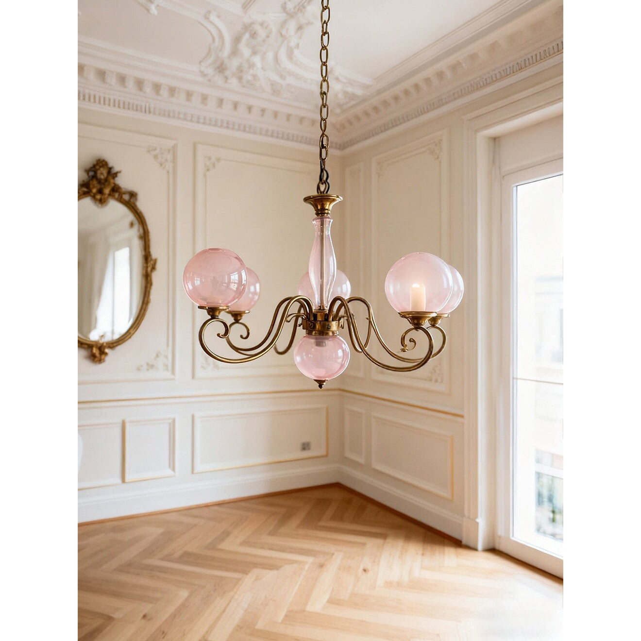 Everard Glass Chandelier