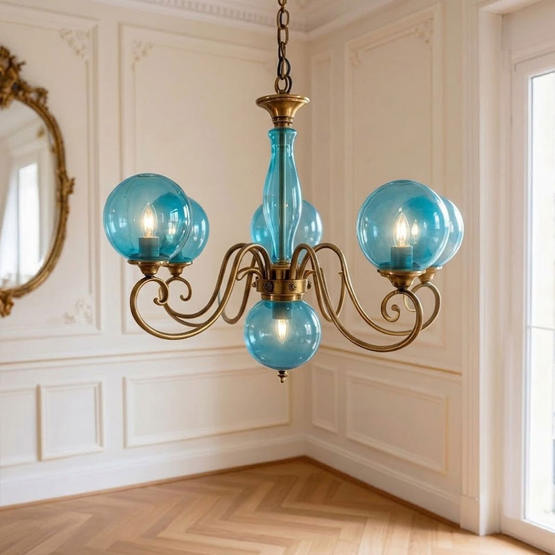 Everard Glass Chandelier