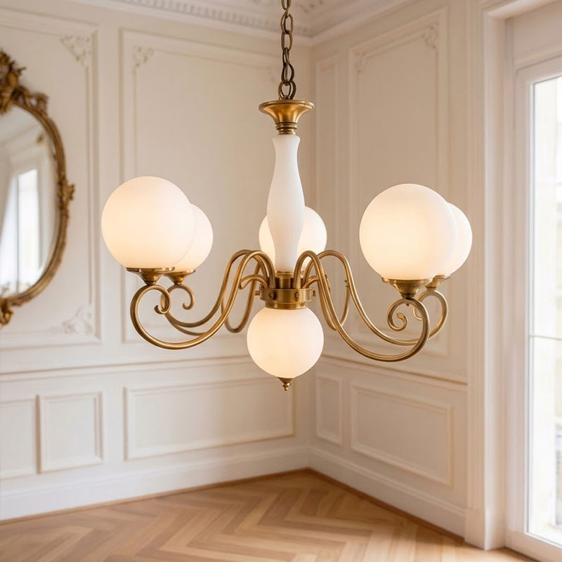 Everard Glass Chandelier