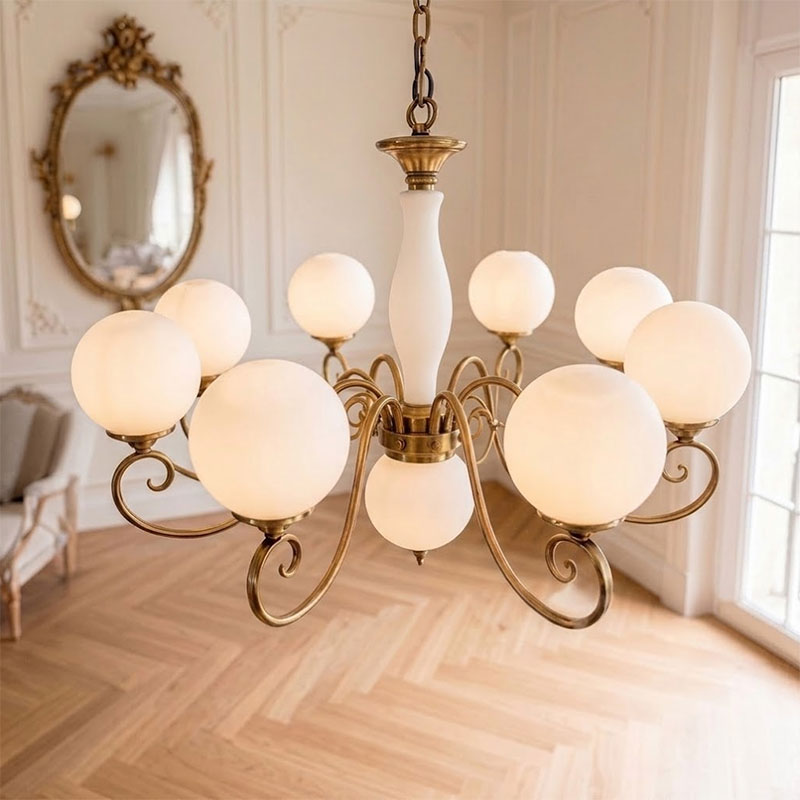 Everard Glass Chandelier