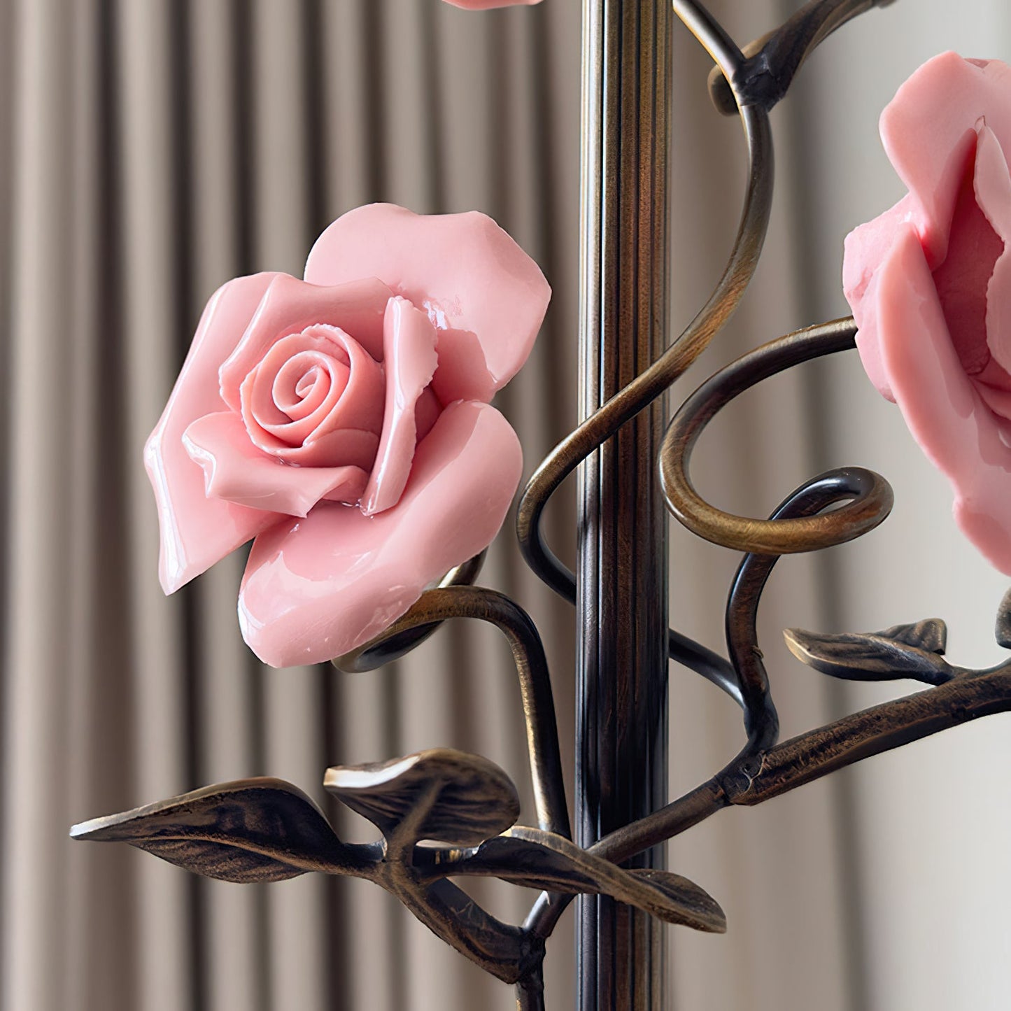 Everard Glass Rose Wall Sconce