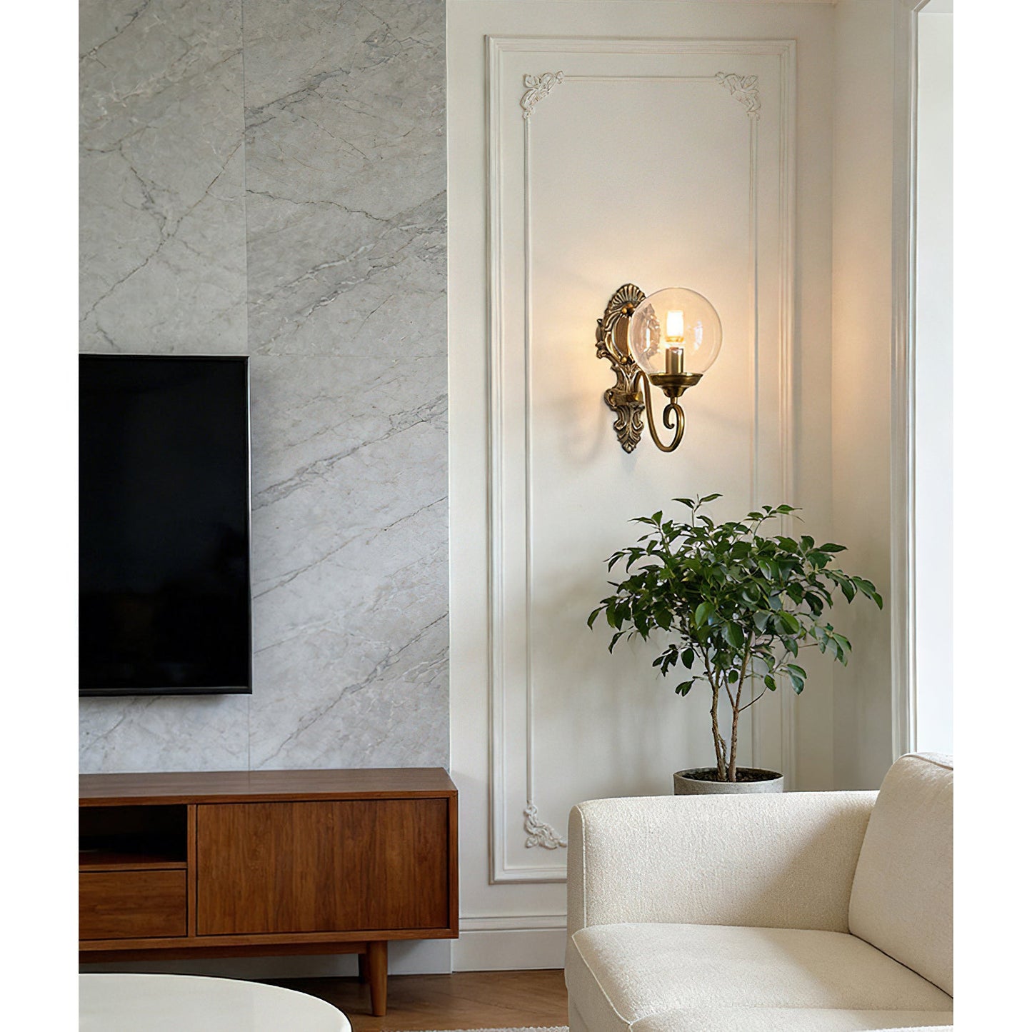 Everard Glass Wall Lamp