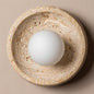 Tavira Travertine Wall Lamp