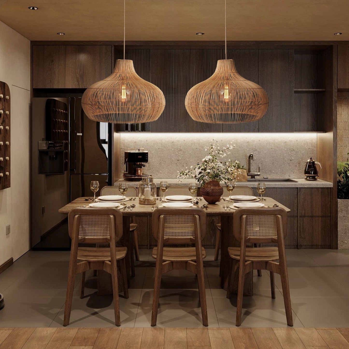 Sabara Rattan Pendant Lamp