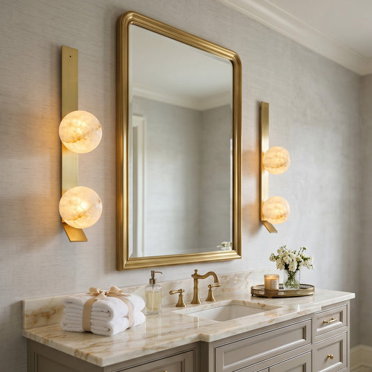 Fizi Alabaster Wall Sconce