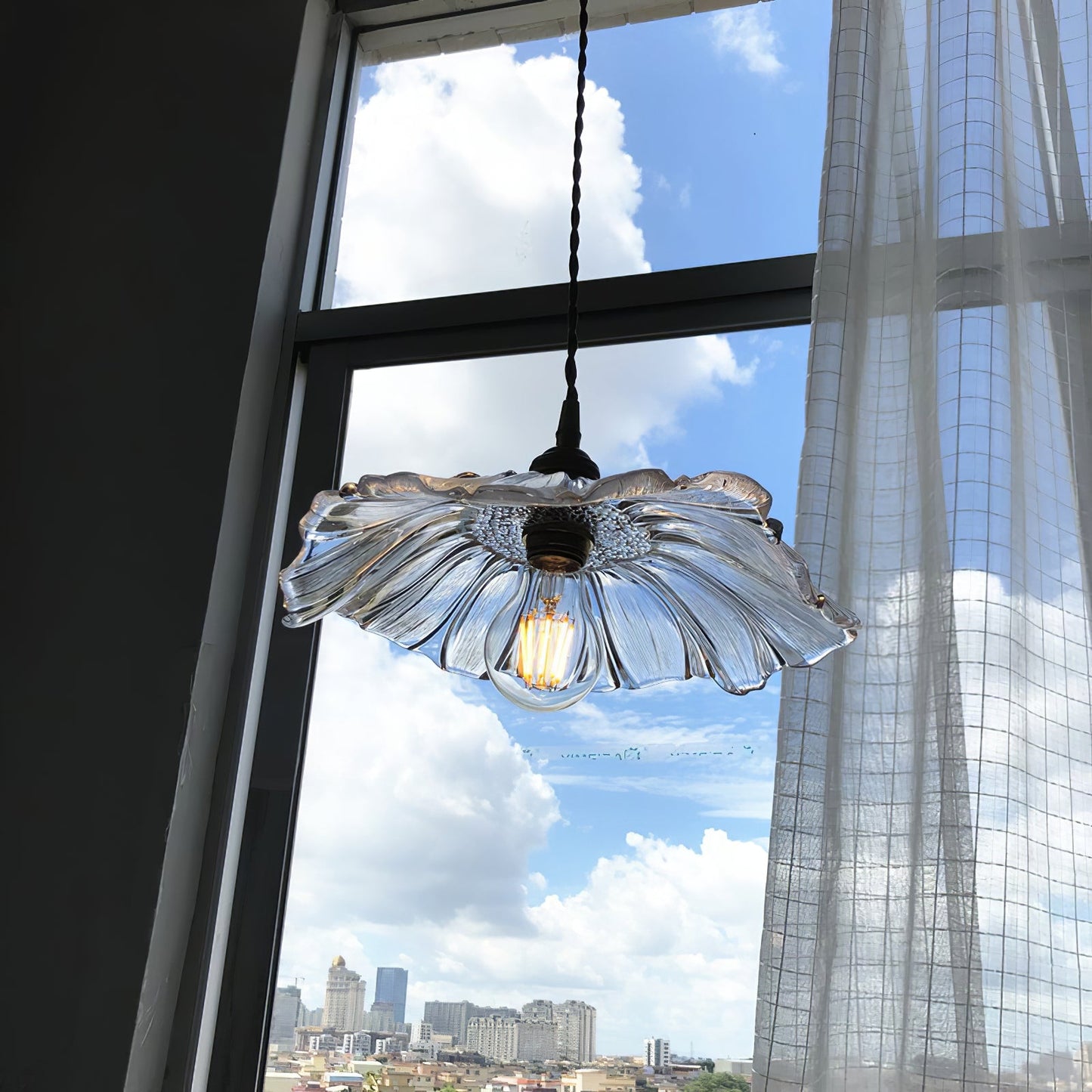 Halo Glass Swag Lights