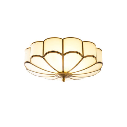 Halo Shape Glass Ceiling Lamp