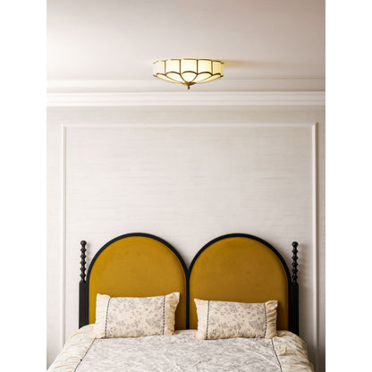 Halo Shape Glass Ceiling Lamp