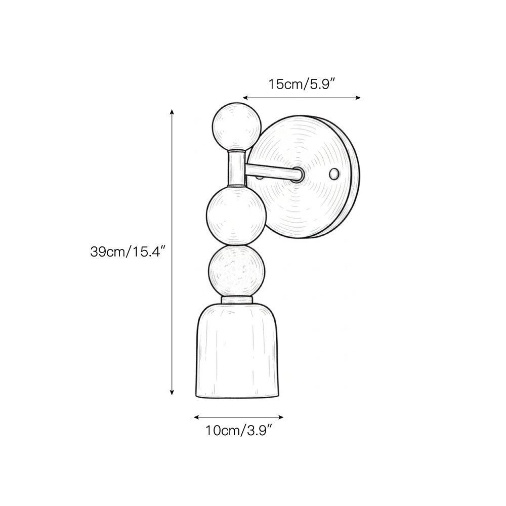 Elmis Alabaster Wall Lamp