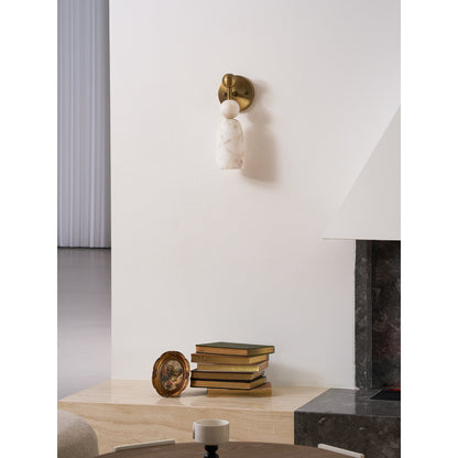Elmis Alabaster Wall Lamp