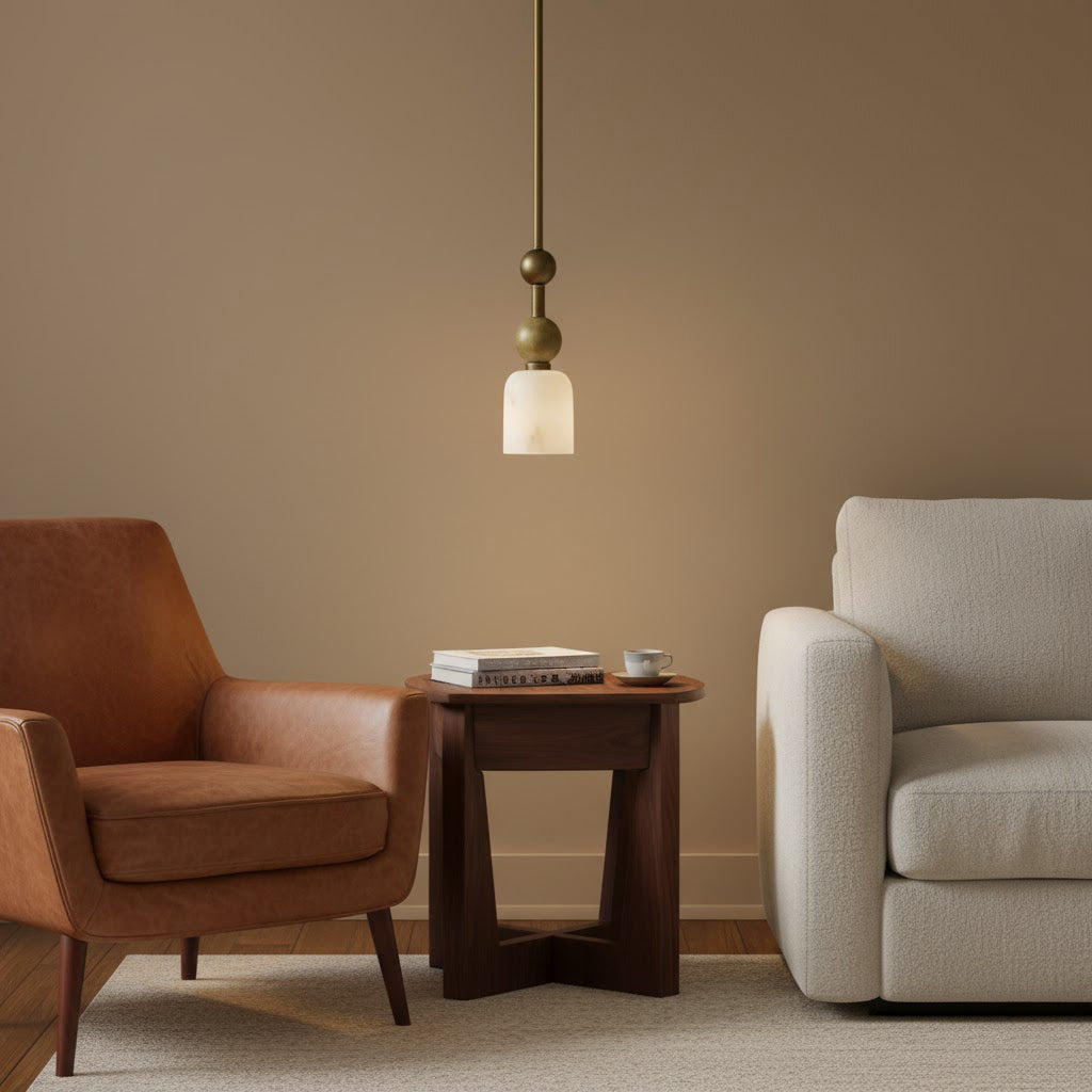 Elmis Alabaster Pendant Lamp