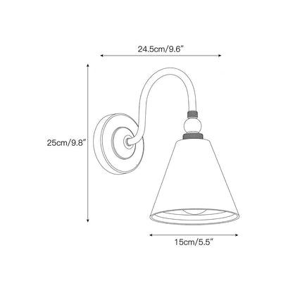Forna Brass Wall Sconce