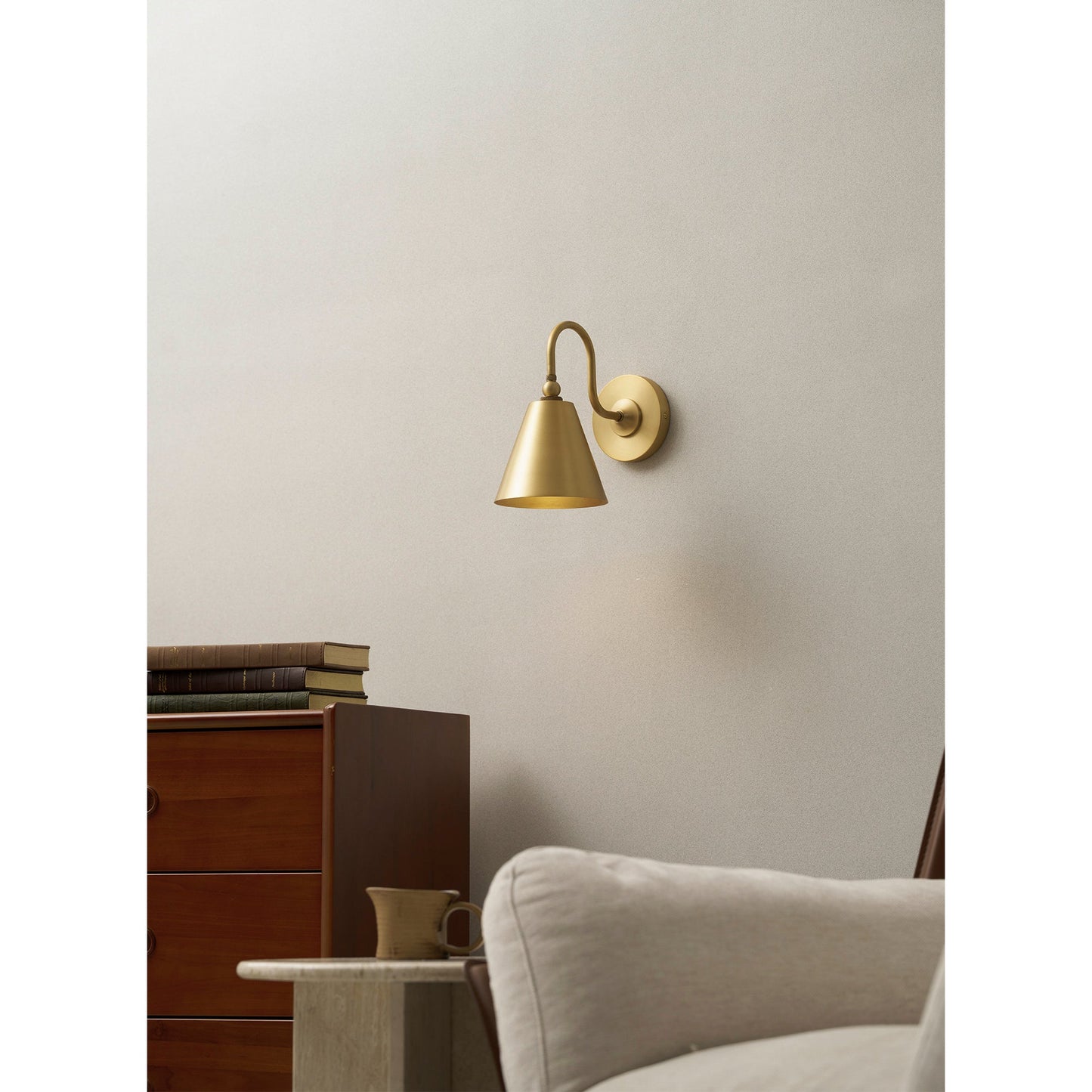 Stanmere Brass Wall Sconce