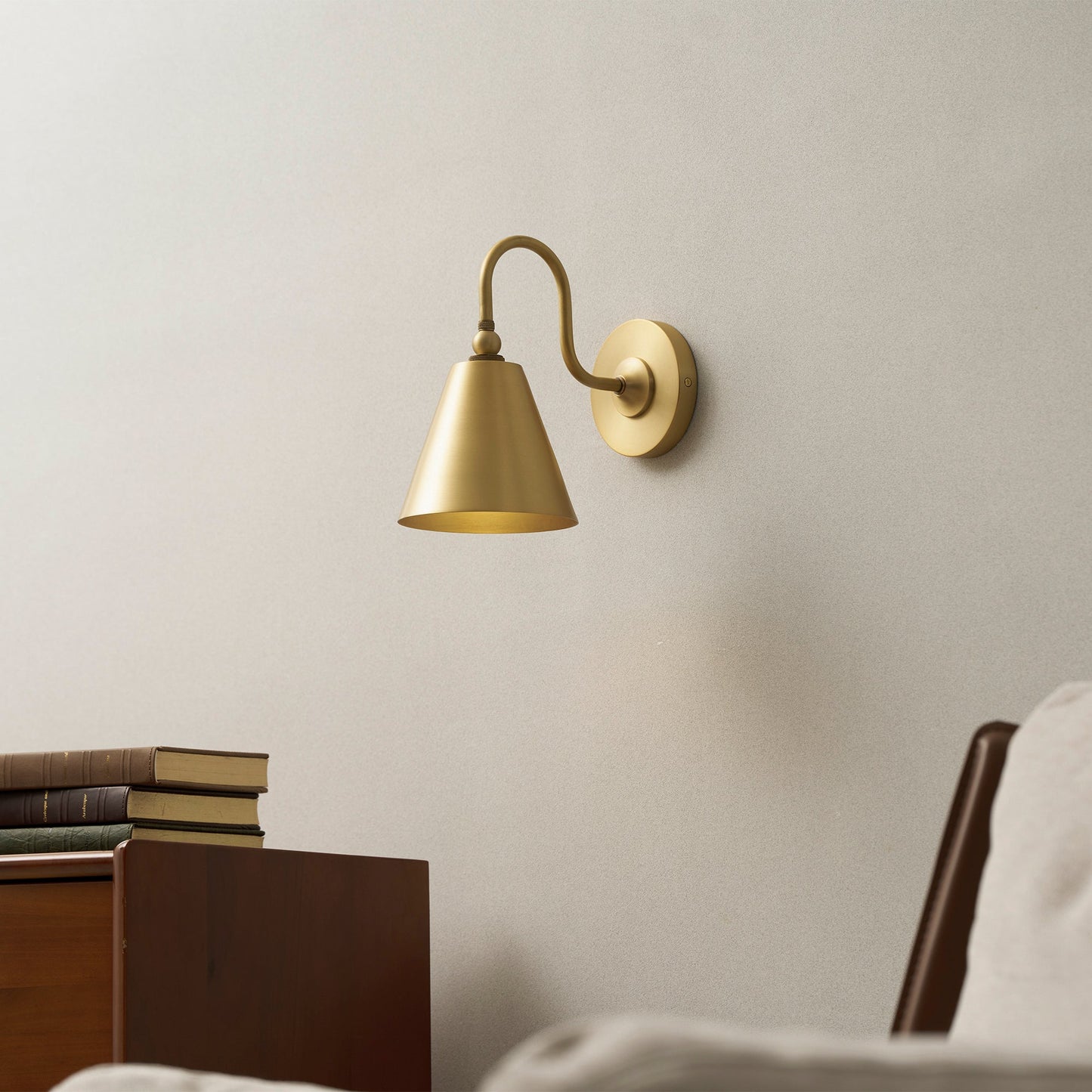 Stanmere Brass Wall Sconce