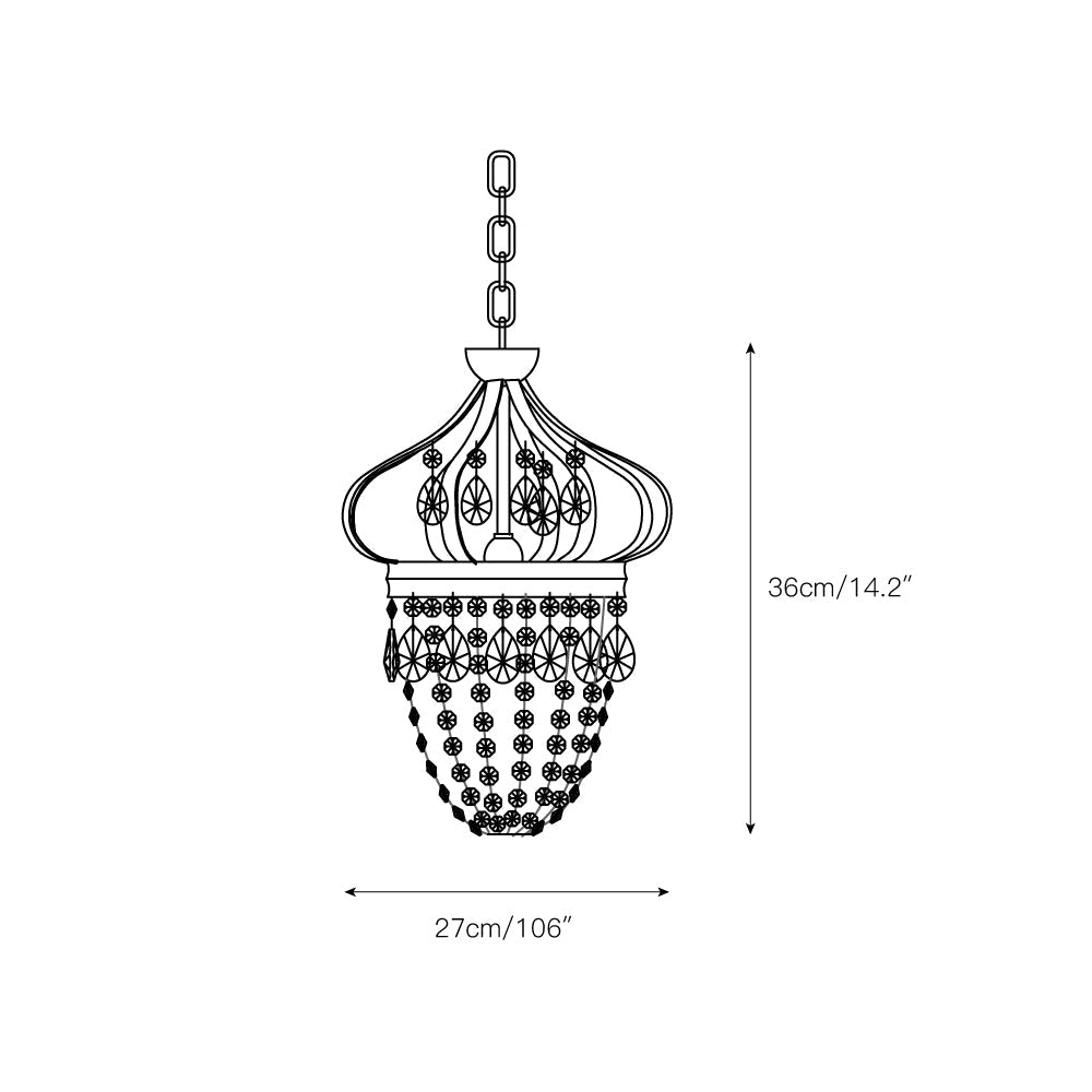 Calyn Tear Drop Chandelier