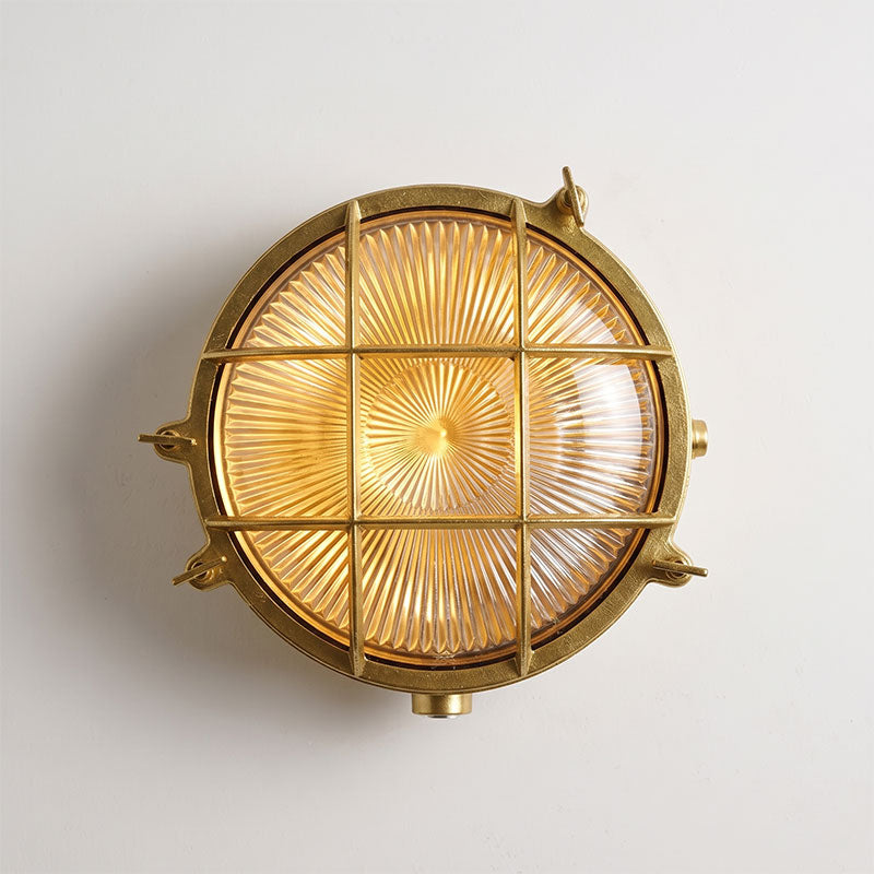 Ilex Brass Bunker Sconce